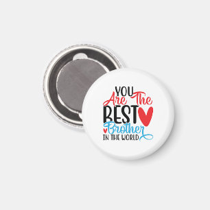 Magnet-Geschenk für den besten Bruder der Welt Magnet