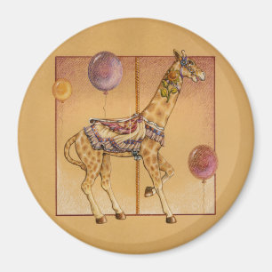 Magnet - girafe de carrousel