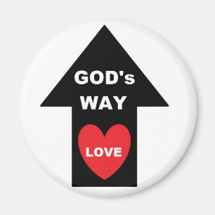 Magnet Gods Way Liebe Arrow Heart