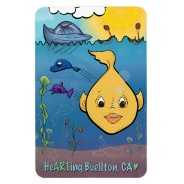 Magnet - Goldie Fish - Buellton.Art