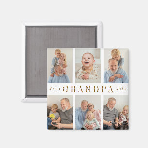 Magnet grand-père personnalisé Fête des grands-p