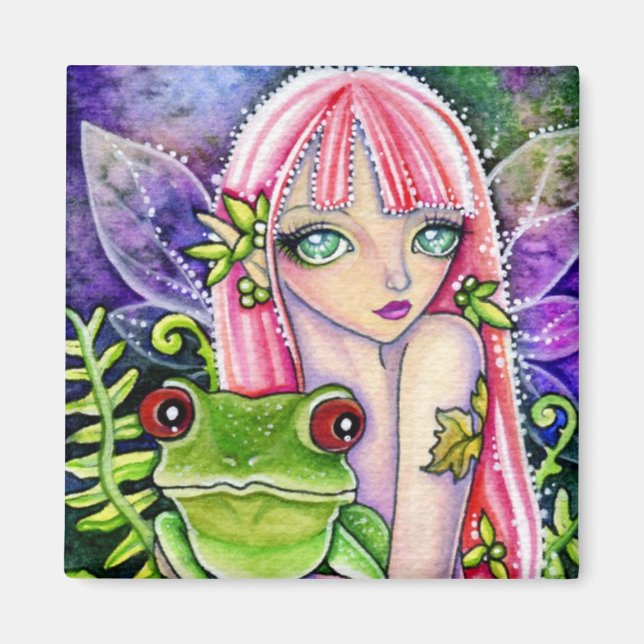 Magnet - Green Frog Elf (Vorne)