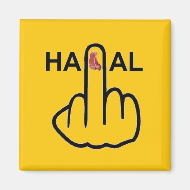 Magnet Halal Dreh (Vorne)