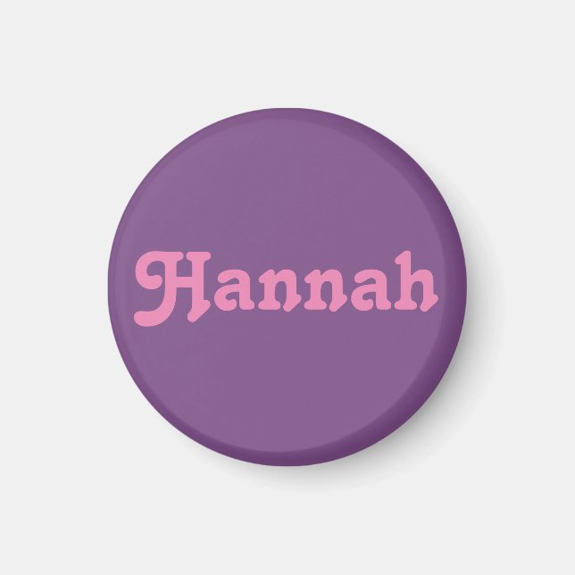 Magnet Hannah (Devant)