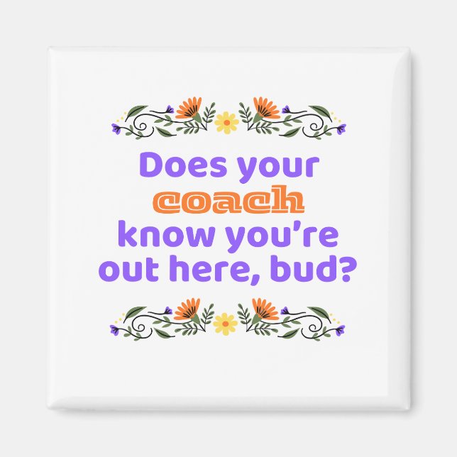 Magnet hockey gift does coach know (Vorne)