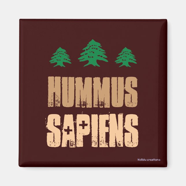 Magnet - Hummus Sapiens (Vorne)