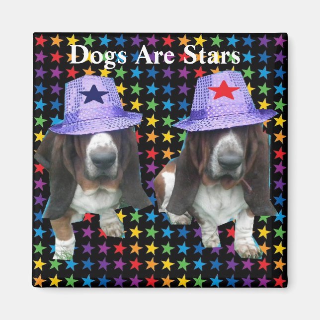 Magnet-Hunde sind Sterne Magnet (Vorne)