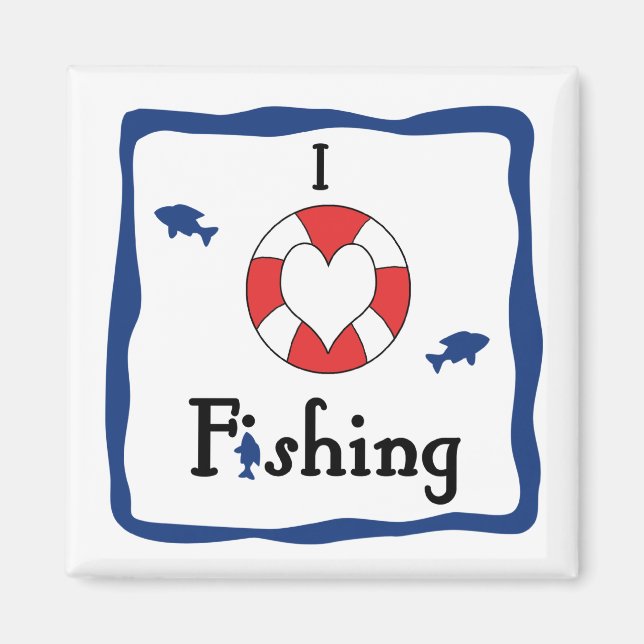 Magnet - I Liebe Fischerei (Vorne)