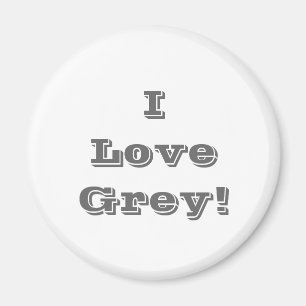 Magnet I Liebe Gray