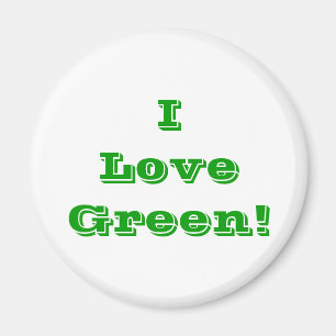 Magnet I Liebe Green