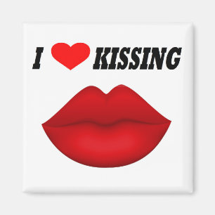 Magnet I Liebe Kissing