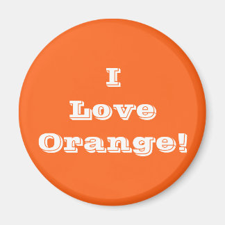Magnet I Liebe Orange
