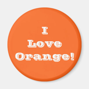 Magnet I Love Orange