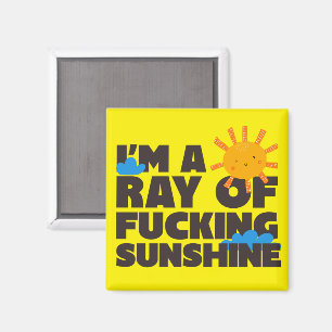 Magnet Ich bin ein Strahl verdammter Sonnenschein