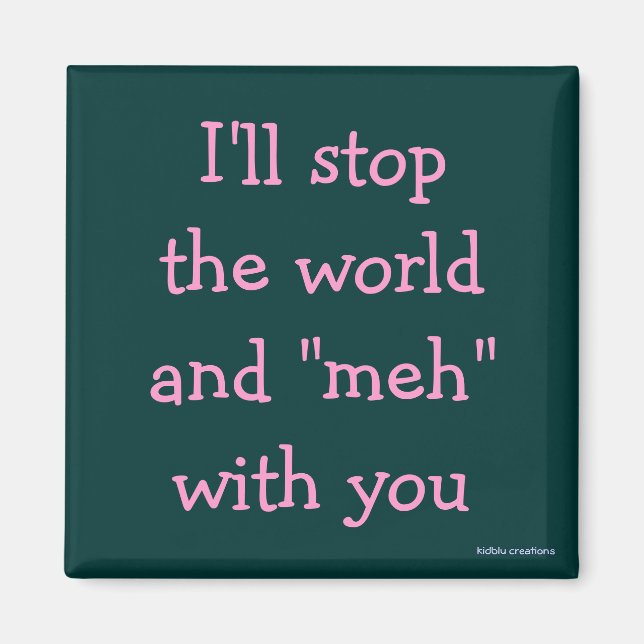 Magnet - Ich halte die Welt auf (Vorne)