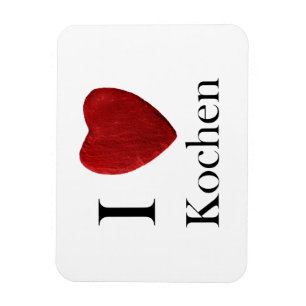 Magnet Ich liebe Kochen