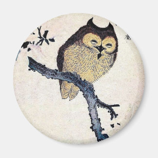 Magnet Japanisches Owl aus Manuskript