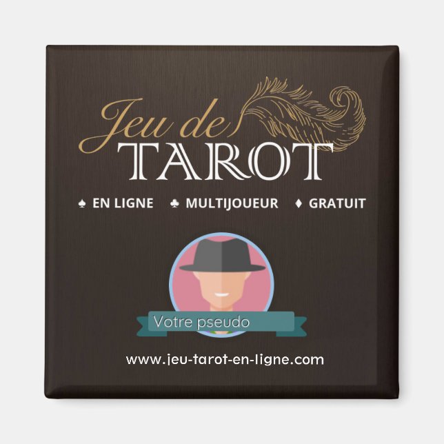 Magnet jeu de Tarot (Vorne)
