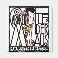 Magnet: Jugendstil - Cabaret Fledermaus
