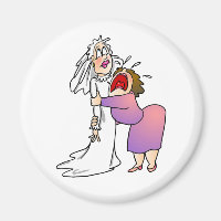 Magnet: Junge Mutter der Braut