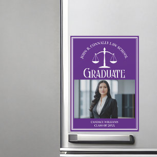 Magnet-Karte für das Foto der lila Law School Magnetkarte