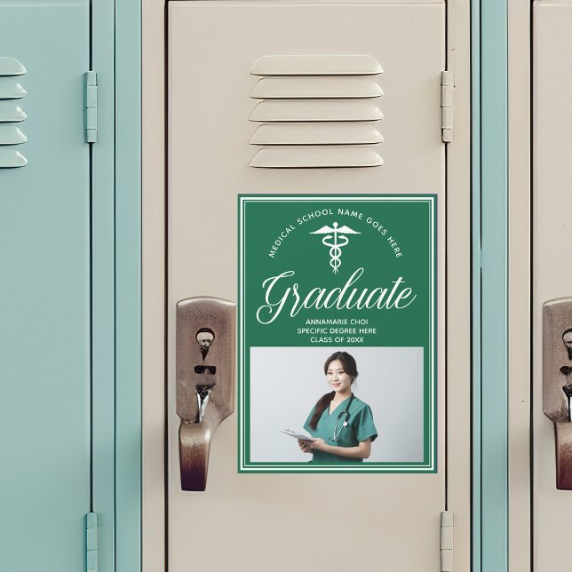 Magnet-Karte für das Foto von Green Medical School Magneteinladung (Von Creator hochgeladen)