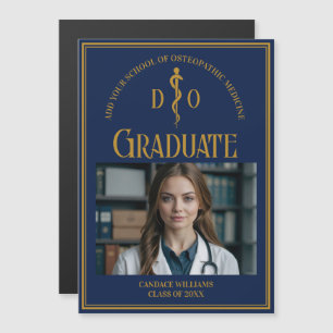 Magnet-Karte für den Abitur der Blauen Osteopathis Magnetkarte