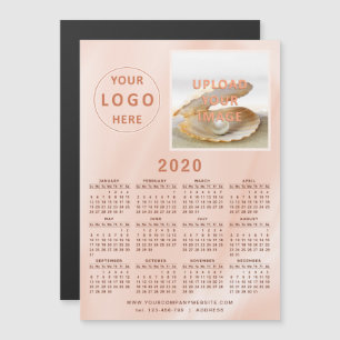 Magnet-Kühlschrank-Werbekalender 2020 Magnetkarte