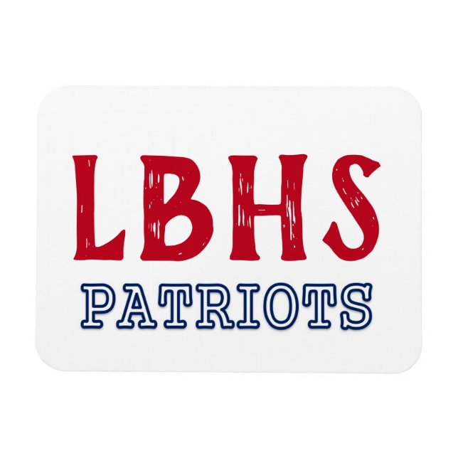 Magnet-LBHS-Patriots Magnet (Horizontal)