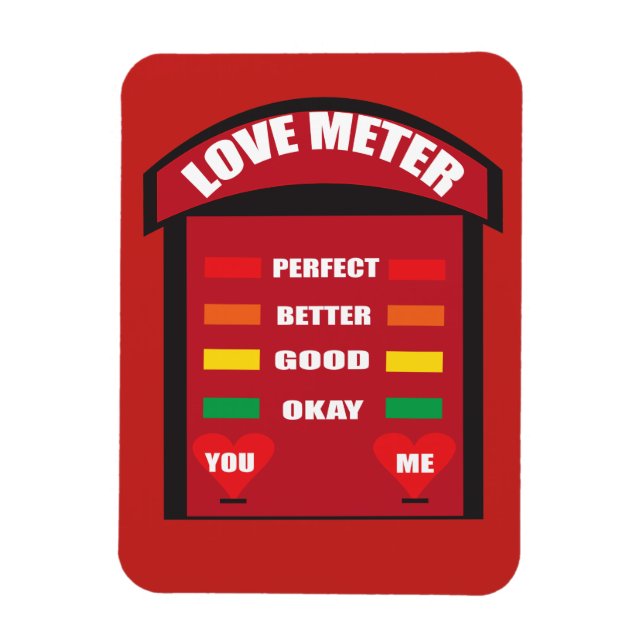 Magnet "Liebe Meter" (Vertikal)