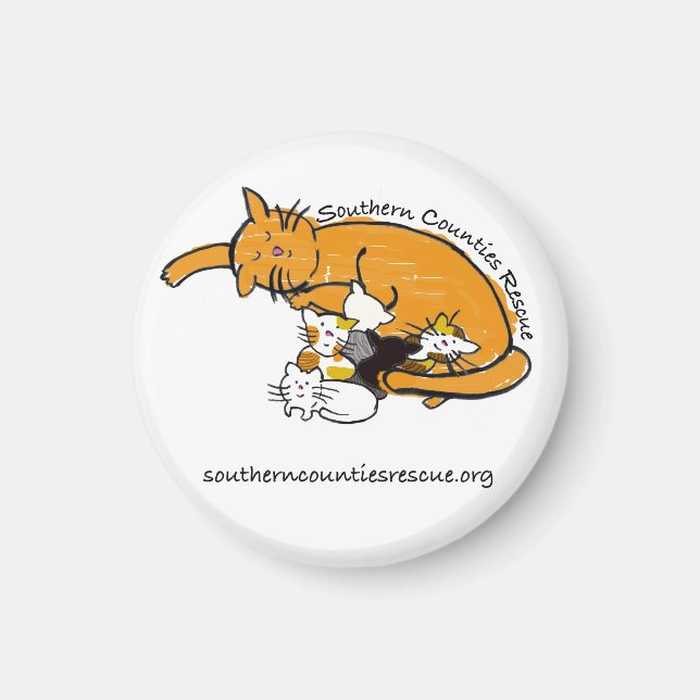 Magnet (logo rond Kitty) (Devant)