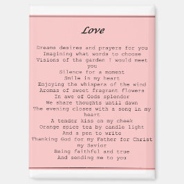 magnet- "Love" Magnet