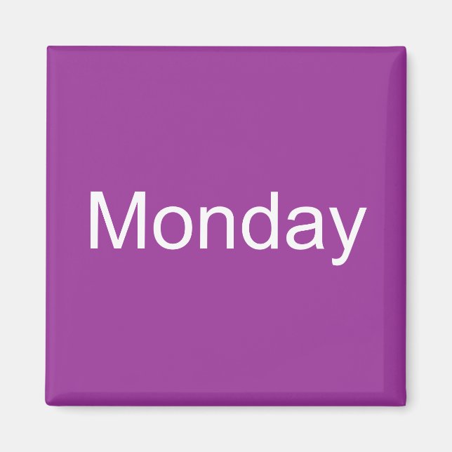 Magnet lundi (Devant)