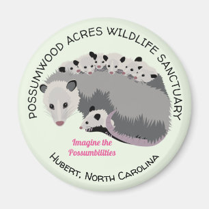 Magnet Mama Opossum