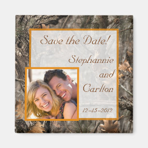 Magnet Mariage Camo Chic du chasseur