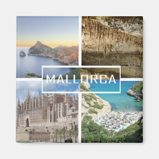magnet mehrere Fotos der Insel von Mallorca