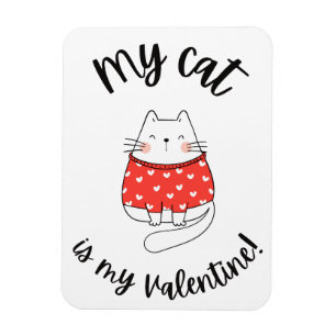 Magnet - Meine Katze ist mein Valentin