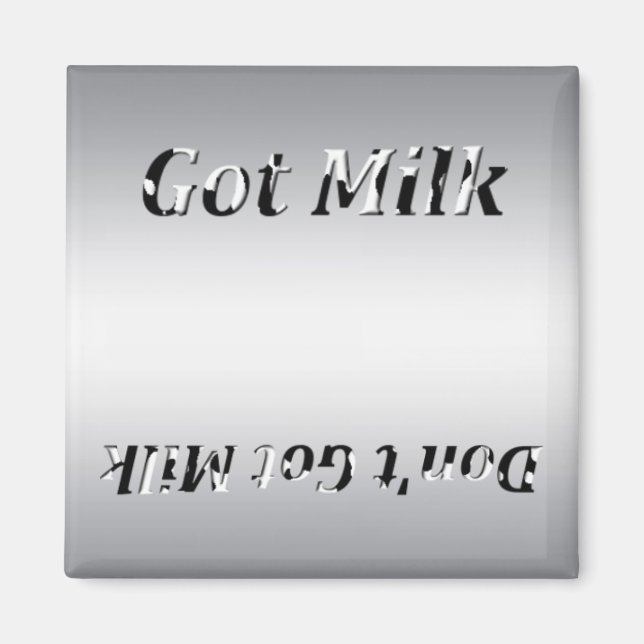 Magnet - Milchstatus im Kühlschrank (Vorne)