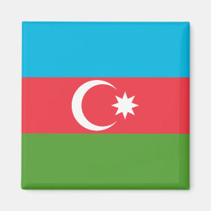 Magnet mit der Flagge Aserbaidschans