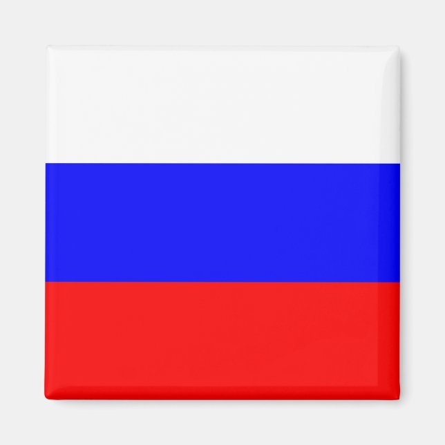 Magnet mit der Flagge Russlands (Vorne)