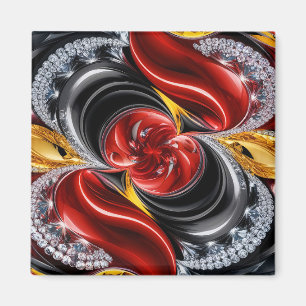 Magnet mit deutschem Farbdesign