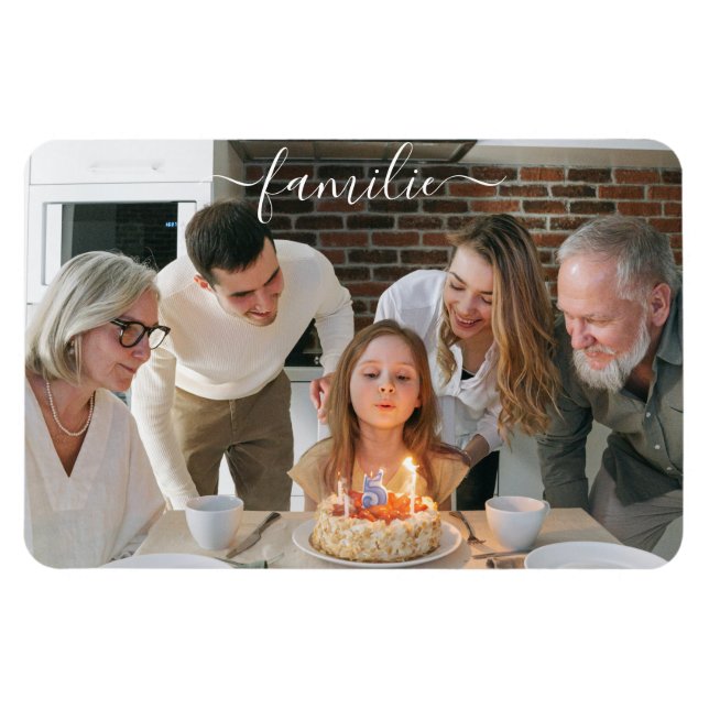 Magnet mit eigenen Fotos - Selbst Gestalten (Horizontal)