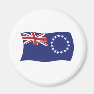 Magnet mit Flagge der Cookinseln