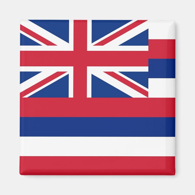 Magnet mit Flagge des Hawaii-Staat - USA (Vorne)