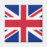 Magnet mit Flagge des Vereinigten Königreichs
