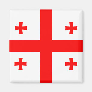Magnet mit Flagge Georgiens