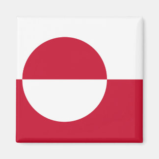 Magnet mit Flagge Grönlands