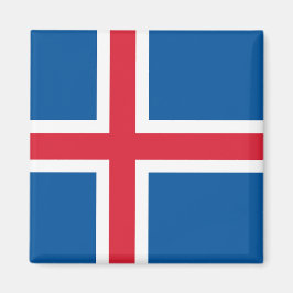 Magnet mit Flagge Islands