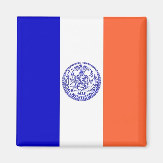 Magnet mit Flagge von New York City - USA (Vorne)