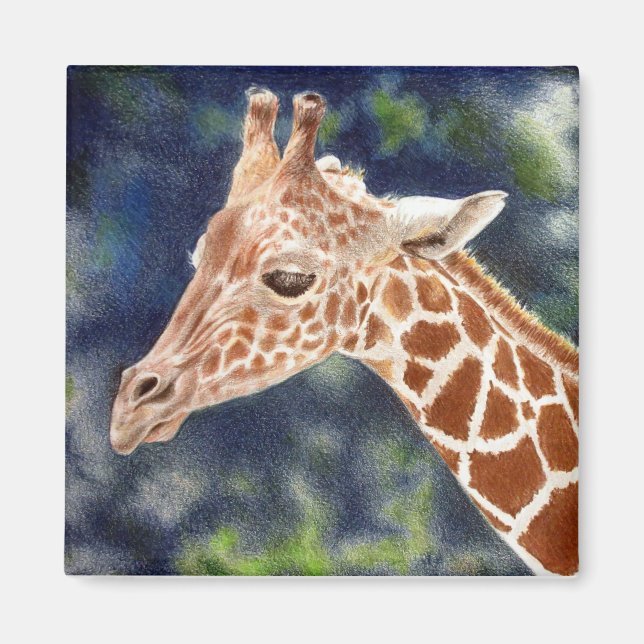 MAGNET MIT GIRAFFE (Vorne)